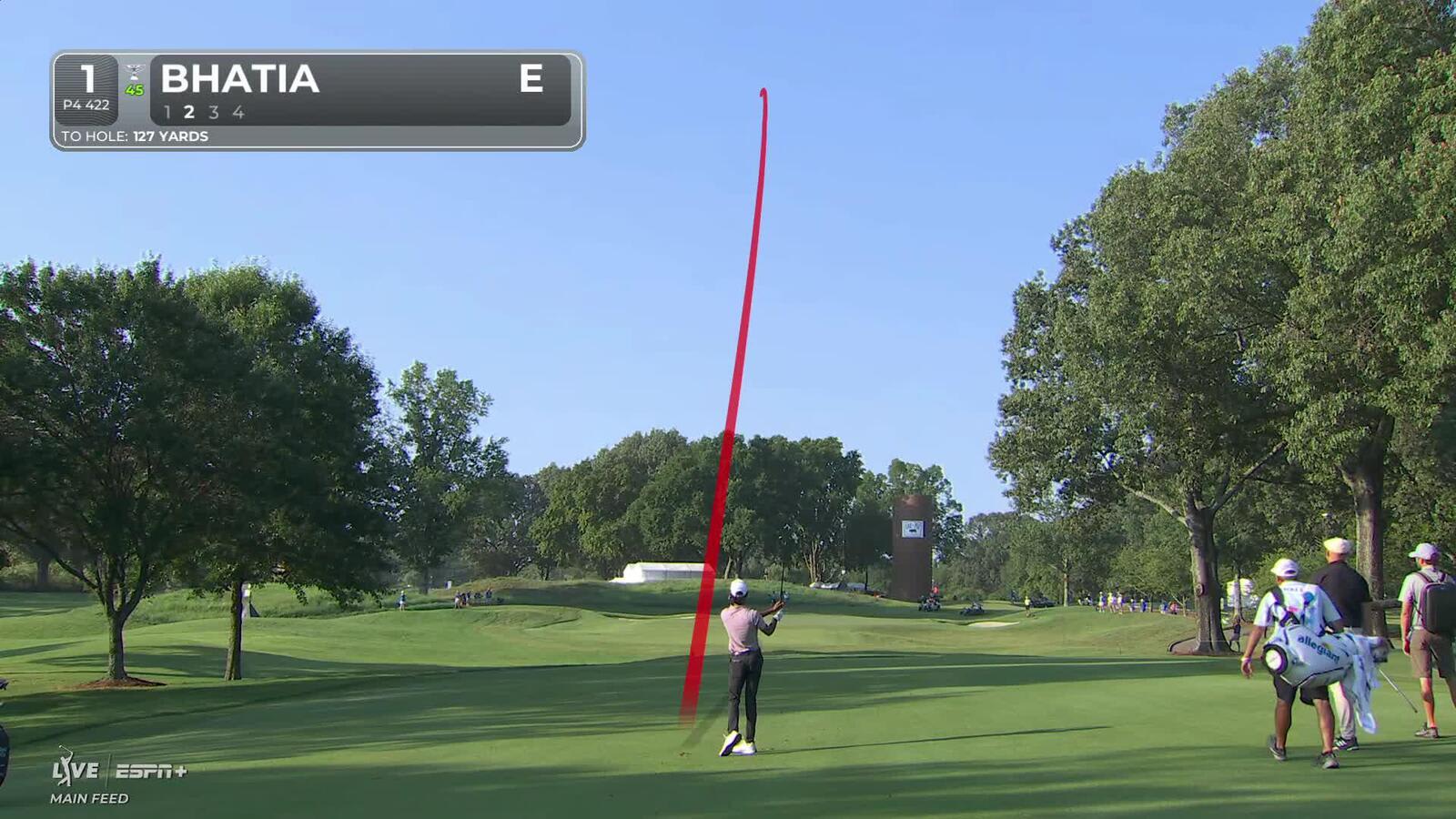 Akshay Bhatia | Round 1 | 1st hole | Shot 2 | 2025 FedEx St. Jude