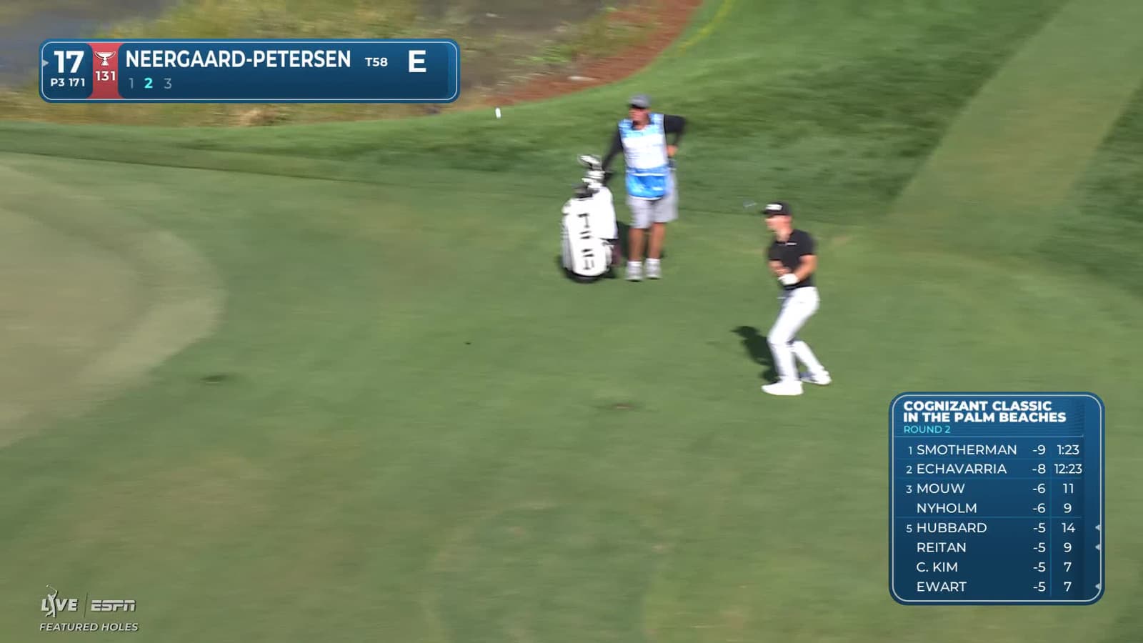 Rasmus Neergaard-Petersen | Round 2 | 17th hole | Shot 2 | 2026 Cognizant Classic