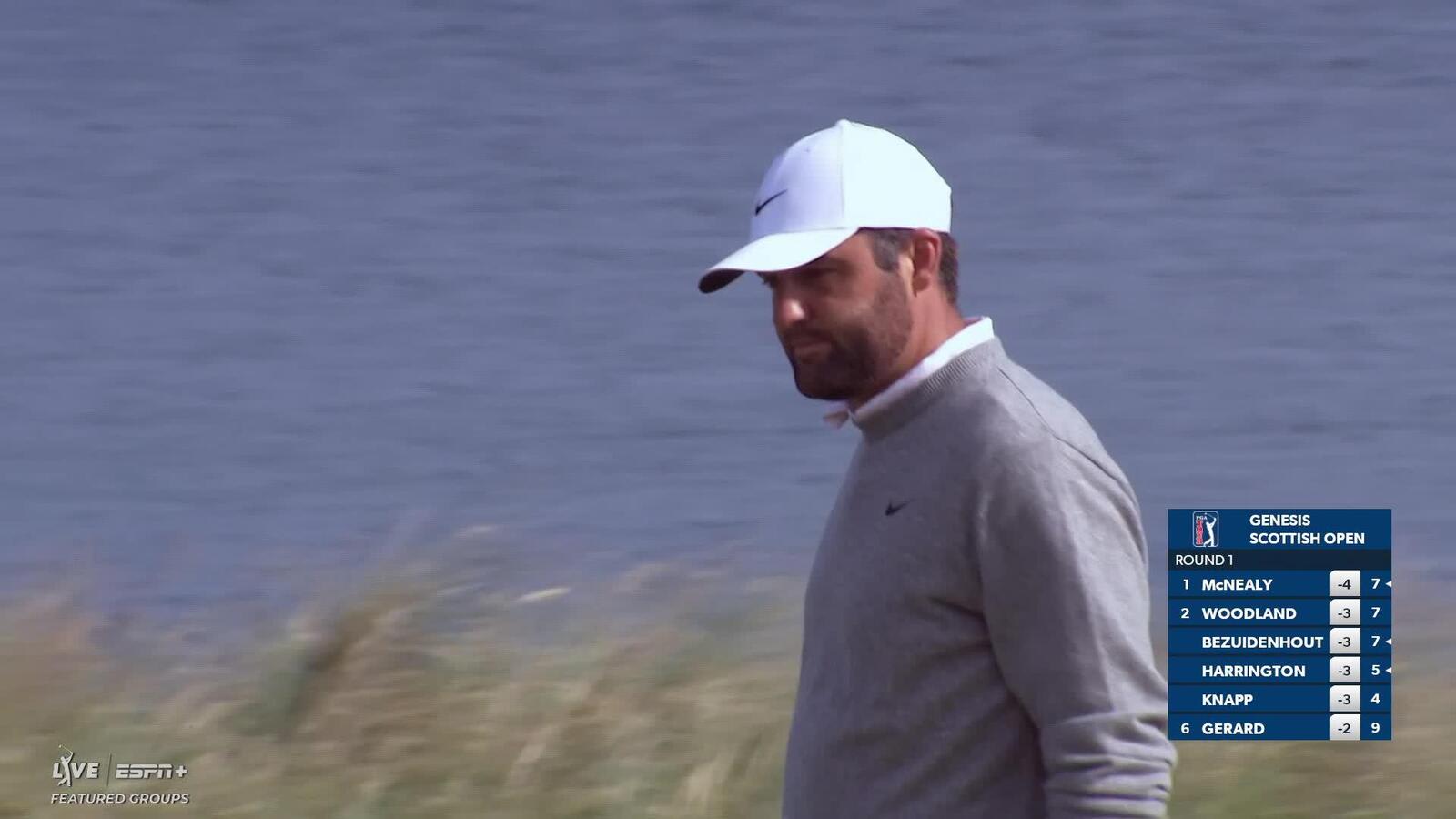 Scottie Scheffler | Round 1 | 13th hole | Shot 4 | 2025 Genesis Scottish Open