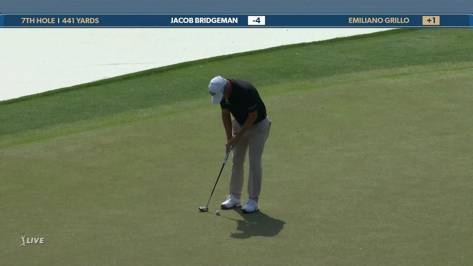 Emiliano Grillo | Round 3 | 7th hole | Shot 5 | 2025 THE PLAYERS