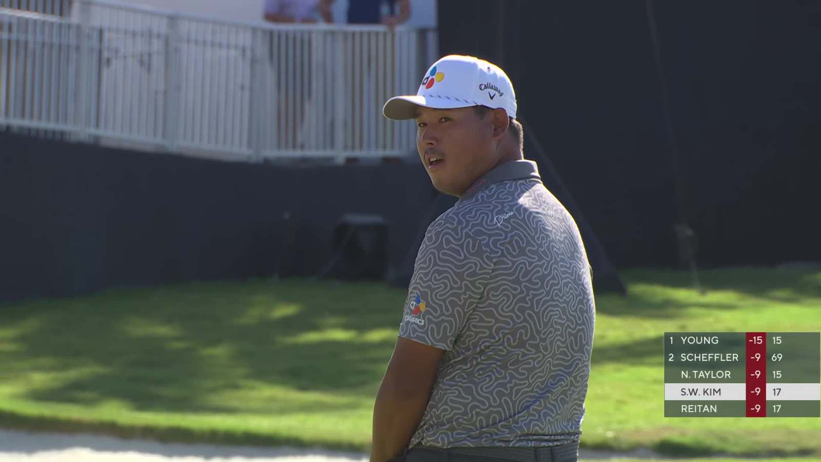 Si Woo Kim | Round 3 | 18th hole | Shot 4 | 2026 Cadillac