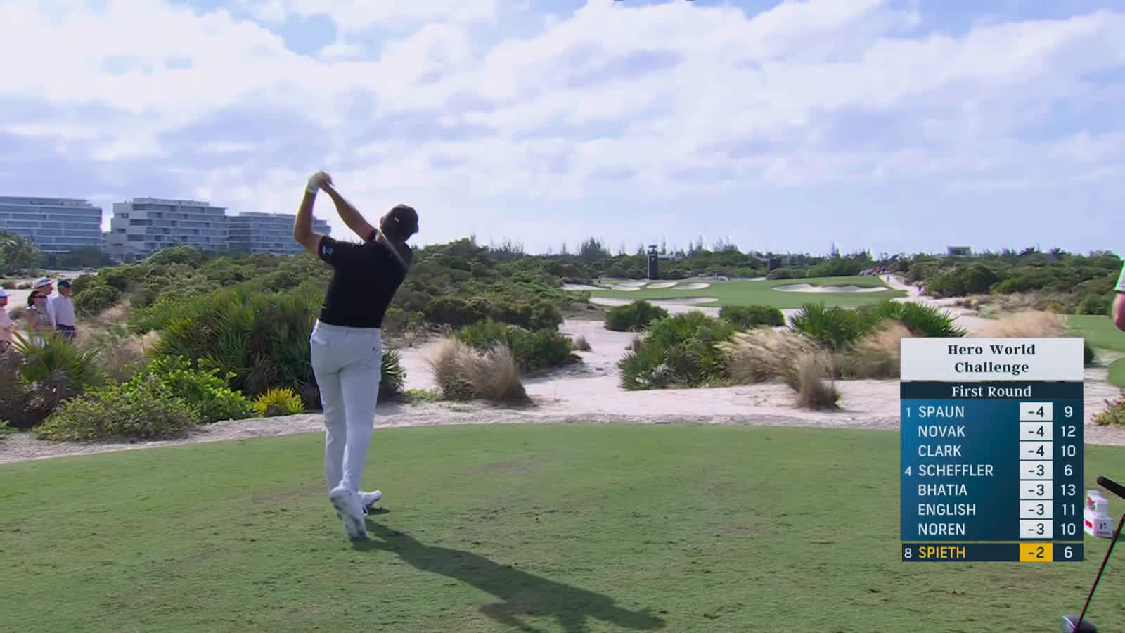 Jordan Spieth | Round 1 | 7th hole | Shot 1 | 2025 Hero World Challenge
