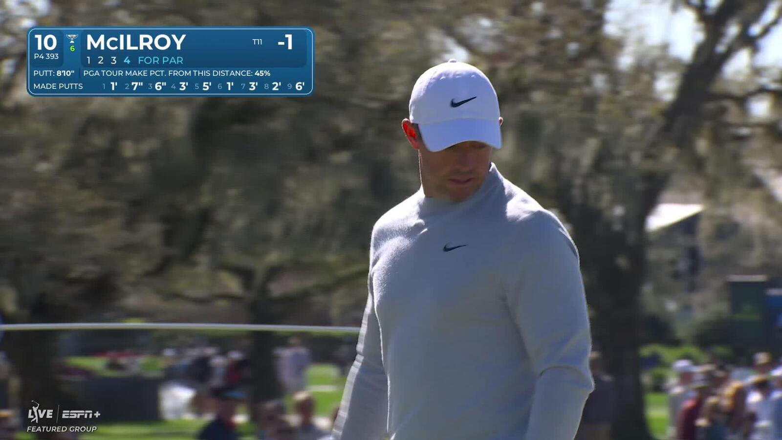 Rory McIlroy | Round 1 | 10th hole | Shot 4 | 2025 Arnold Palmer