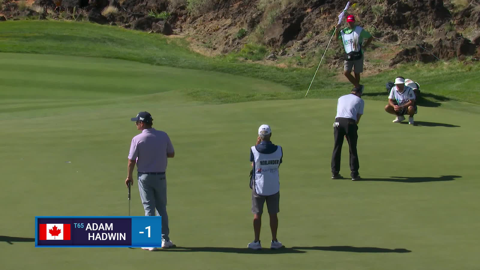 Adam Hadwin | Round 2 | 17th hole | Shot 2 | 2025 Bank of Utah