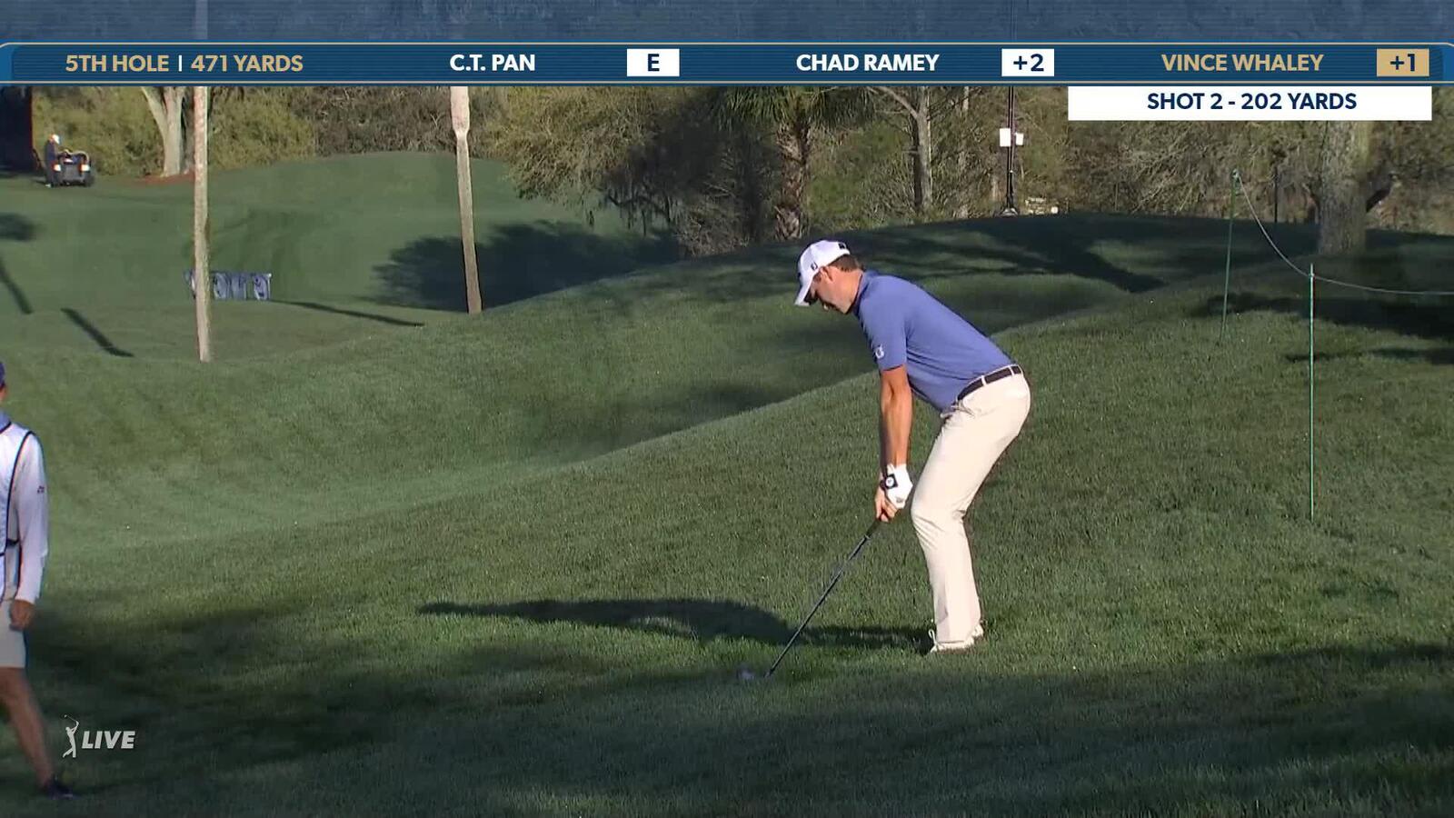Vincent Whaley | Round 1 | 5th hole | Shot 2 | 2025 THE PLAYERS