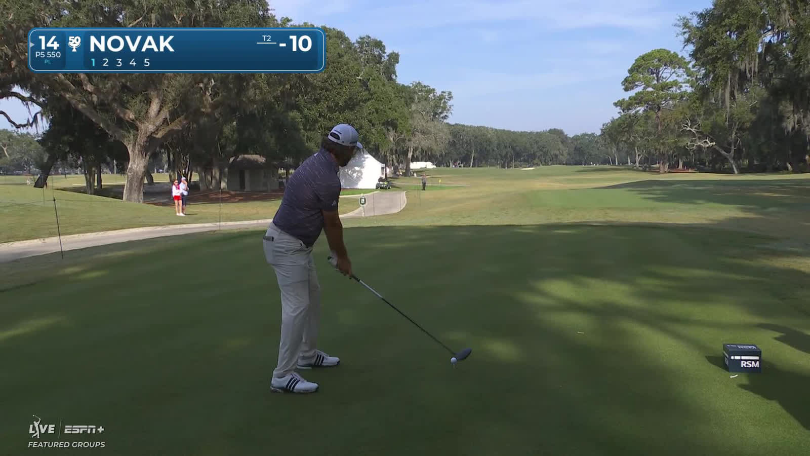 Andrew Novak | Round 2 | 14th hole | Shot 1 | 2025 The RSM Classic