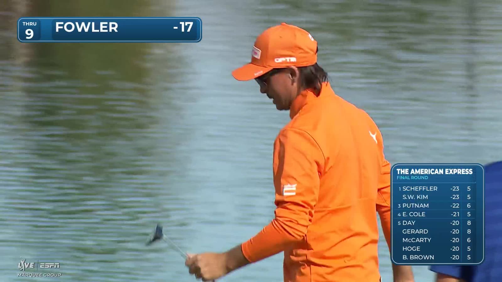 Rickie Fowler | Round 4 | 9th hole | Shot 4 | 2026 The American Express