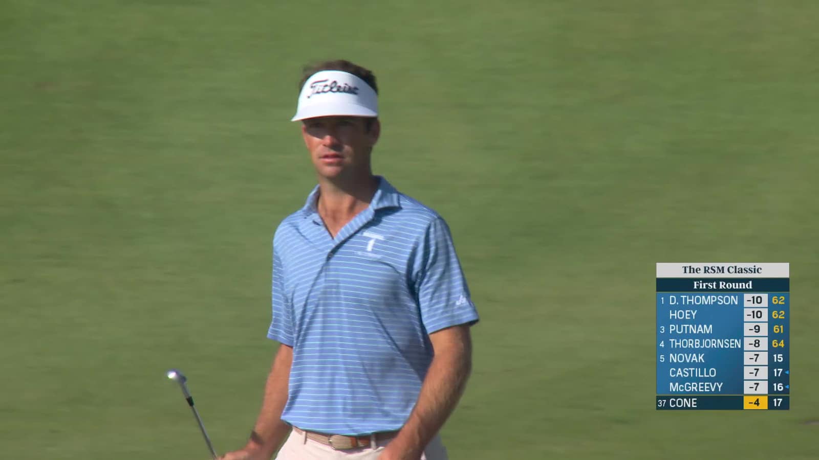 Trevor Cone | Round 1 | 18th hole | Shot 2 | 2025 The RSM Classic