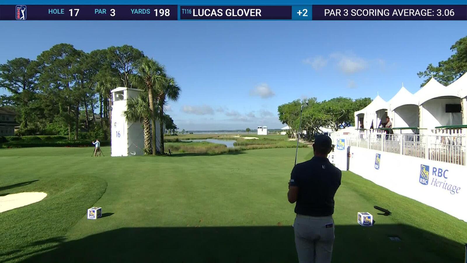 Lucas Glover | 2023 RBC Heritage | Round 2 | 17th hole | Shot 1