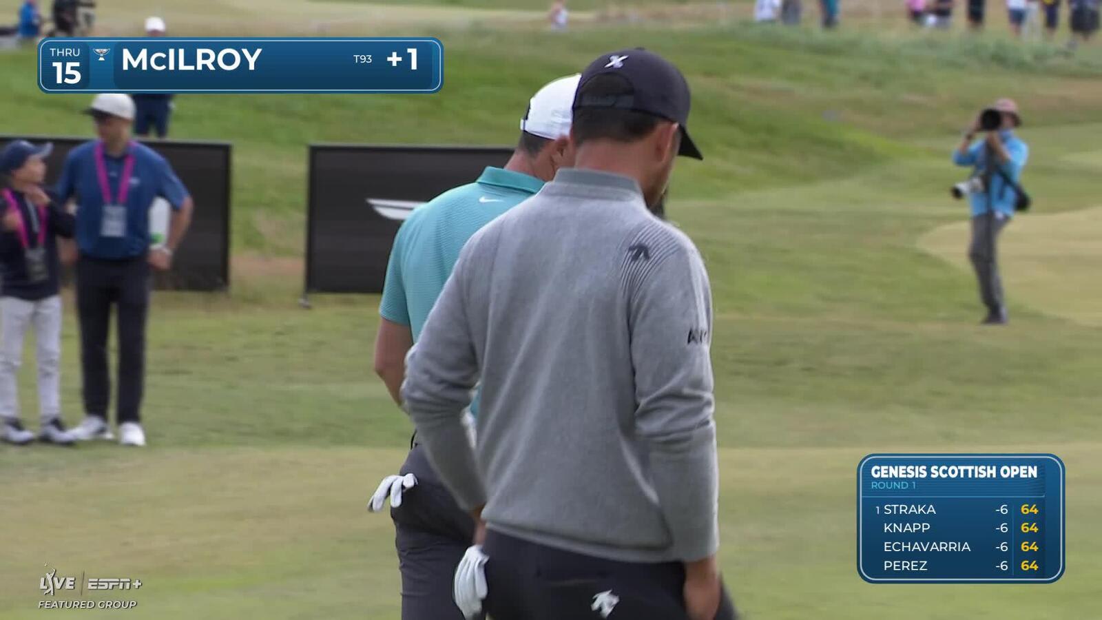 Rory McIlroy | Round 1 | 15th hole | Shot 5 | 2025 Genesis Scottish Open