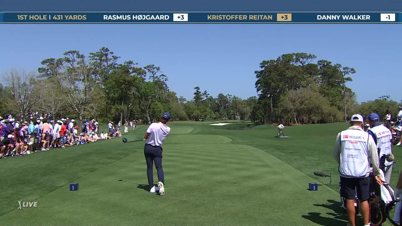 Kristoffer Reitan | Round 2 | 1st hole | Shot 1 | 2026 THE PLAYERS