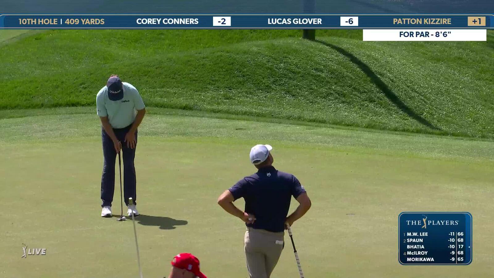 Patton Kizzire | Round 2 | 10th hole | Shot 4 | 2025 THE PLAYERS