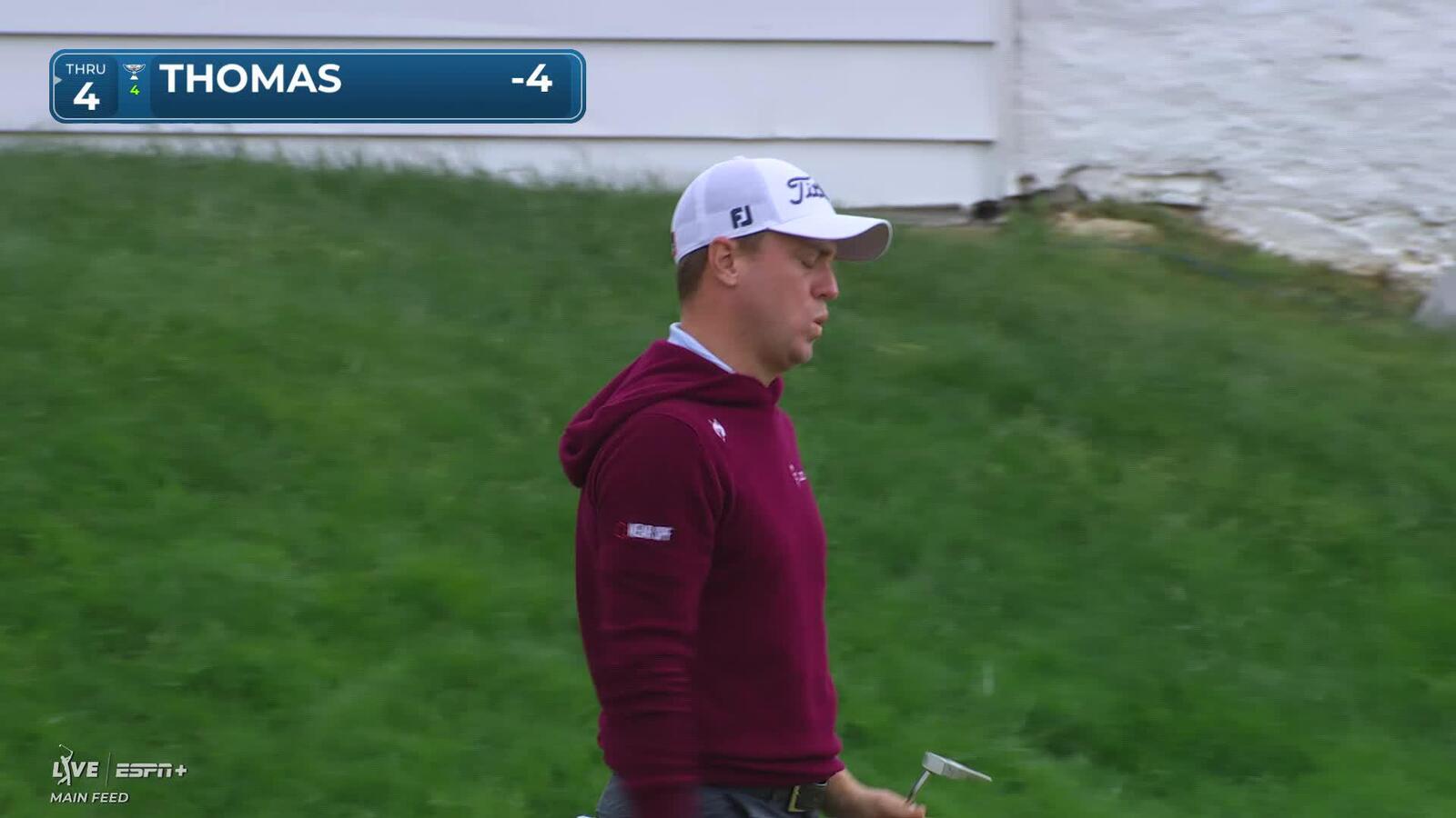 Justin Thomas | Round 2 | 13th hole | Shot 4 | 2025 Truist Championship