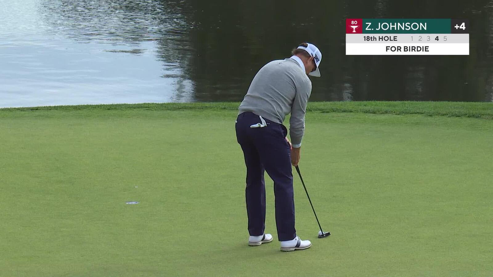 Zach Johnson | Round 4 | 18th hole | Shot 5 | 2025 Farmers