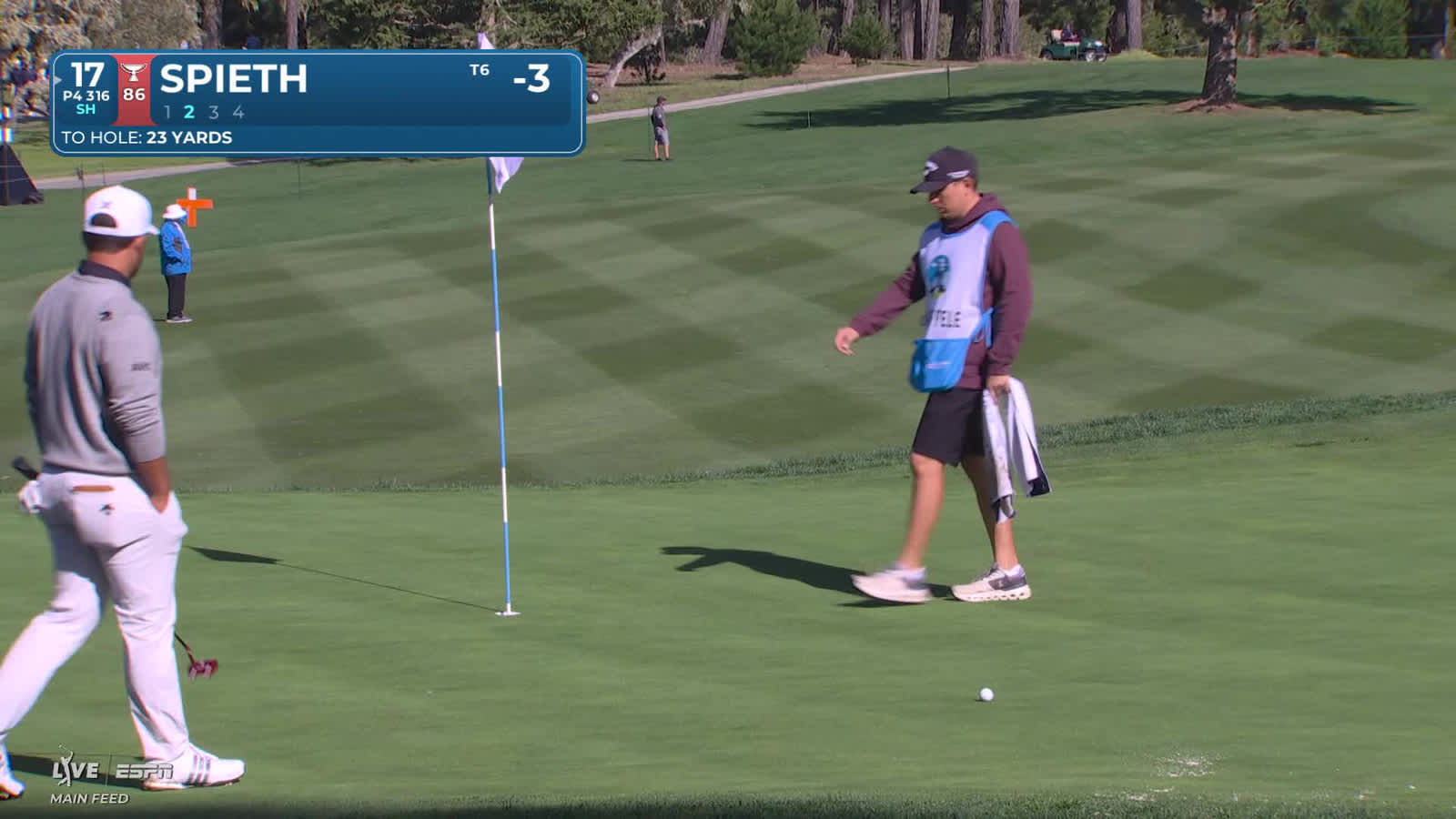 Jordan Spieth | Round 1 | 17th hole | Shot 2 | 2026 AT&T Pebble Beach