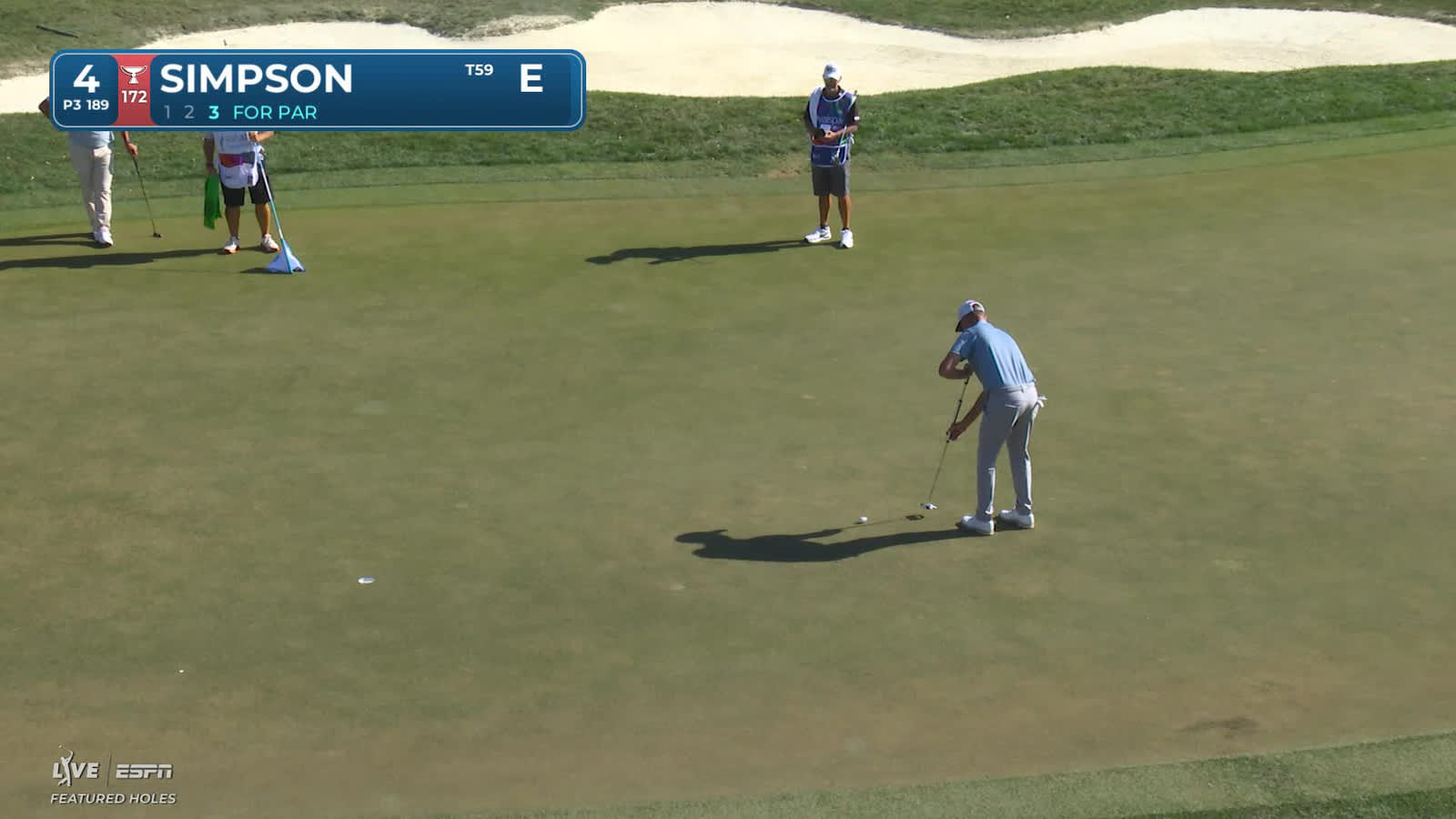 Webb Simpson | Round 3 | 4th hole | Shot 3 | 2026 Valspar