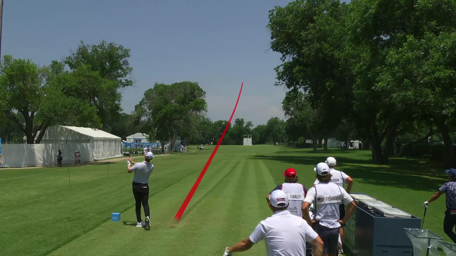 Patrick Fishburn | Round 1 | 4th hole | Shot 1 | 2025 Charles Schwab