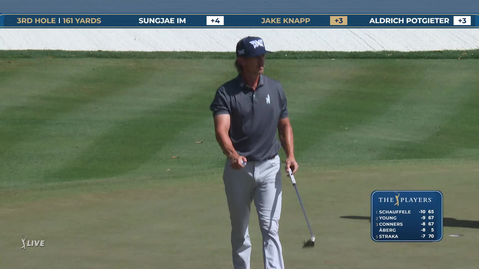 Jake Knapp | Round 2 | 3rd hole | Shot 3 | 2026 THE PLAYERS