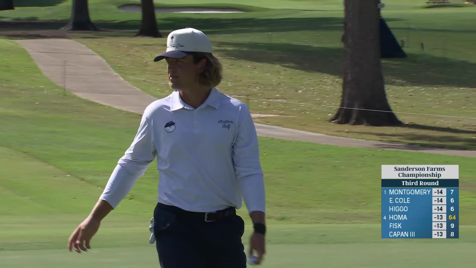 Garrick Higgo | Round 3 | 6th hole | Shot 4 | 2025 Sanderson Farms