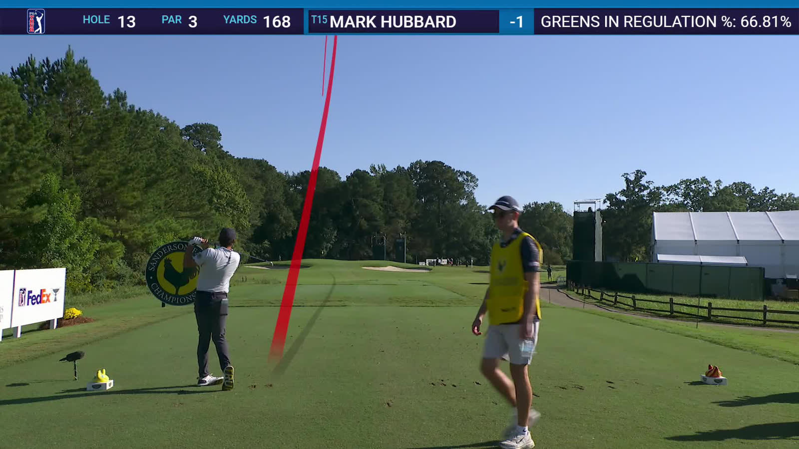 Mark Hubbard | Round 1 | 13th hole | Shot 1 | 2025 Sanderson Farms