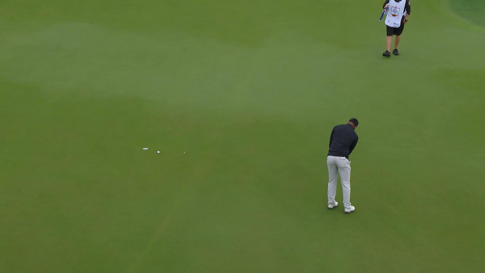 Aaron Rai | Round 1 | 15th hole | Shot 4 | 2025 Houston Open