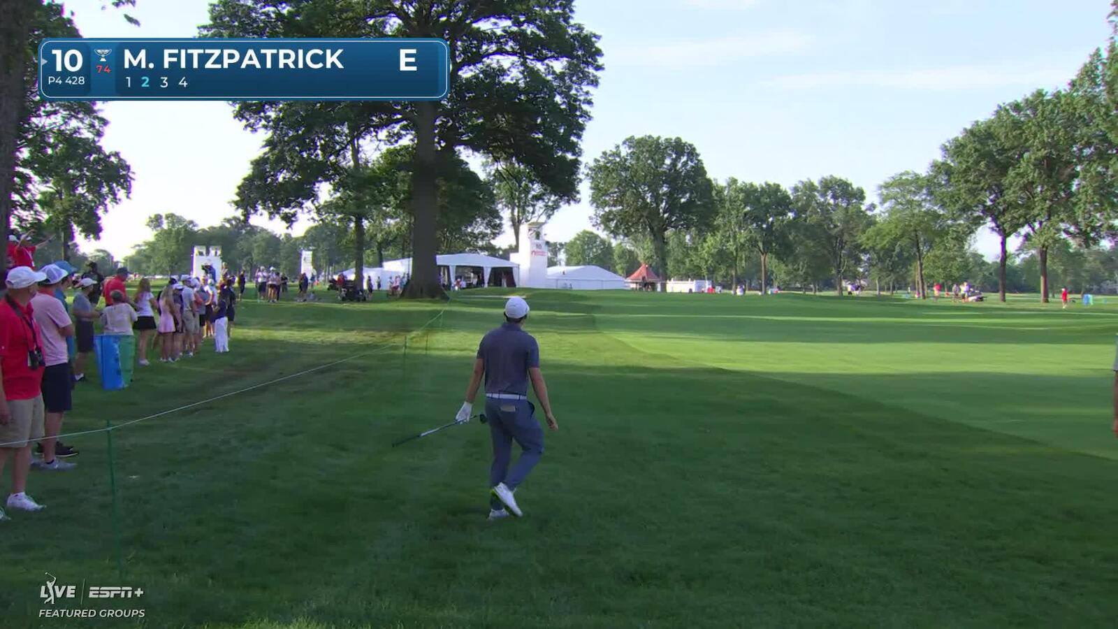 Matt Fitzpatrick | Round 1 | 10th hole | Shot 2 | 2025 Rocket Classic