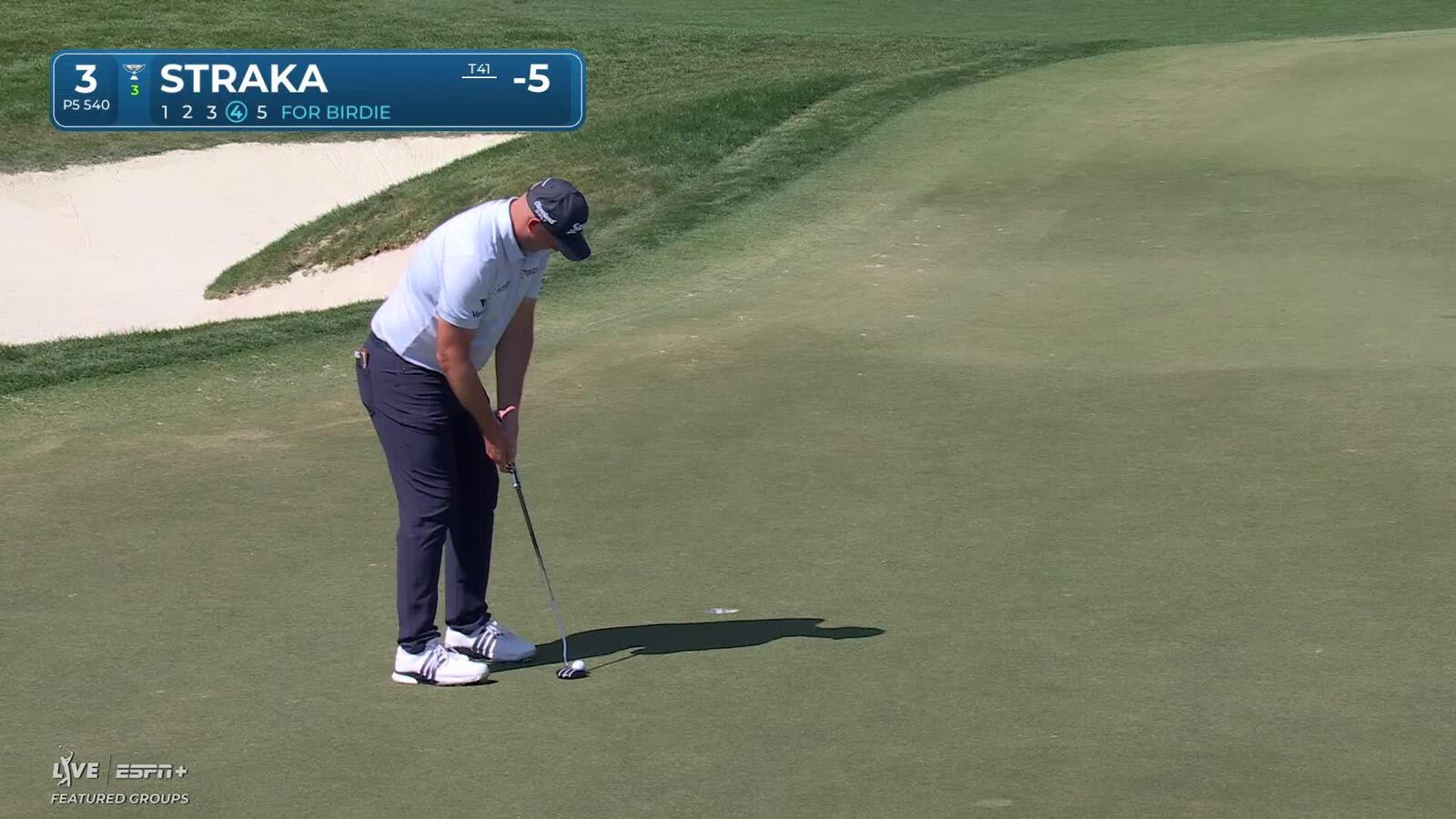 Sepp Straka | Round 2 | 3rd hole | Shot 4 | 2025 Cognizant Classic