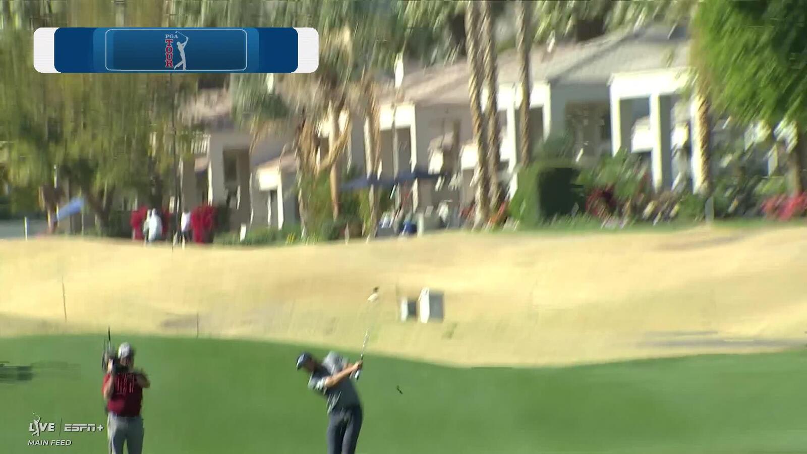 Mark Hubbard | Round 2 | 14th hole | Shot 2 | 2025 The American Express