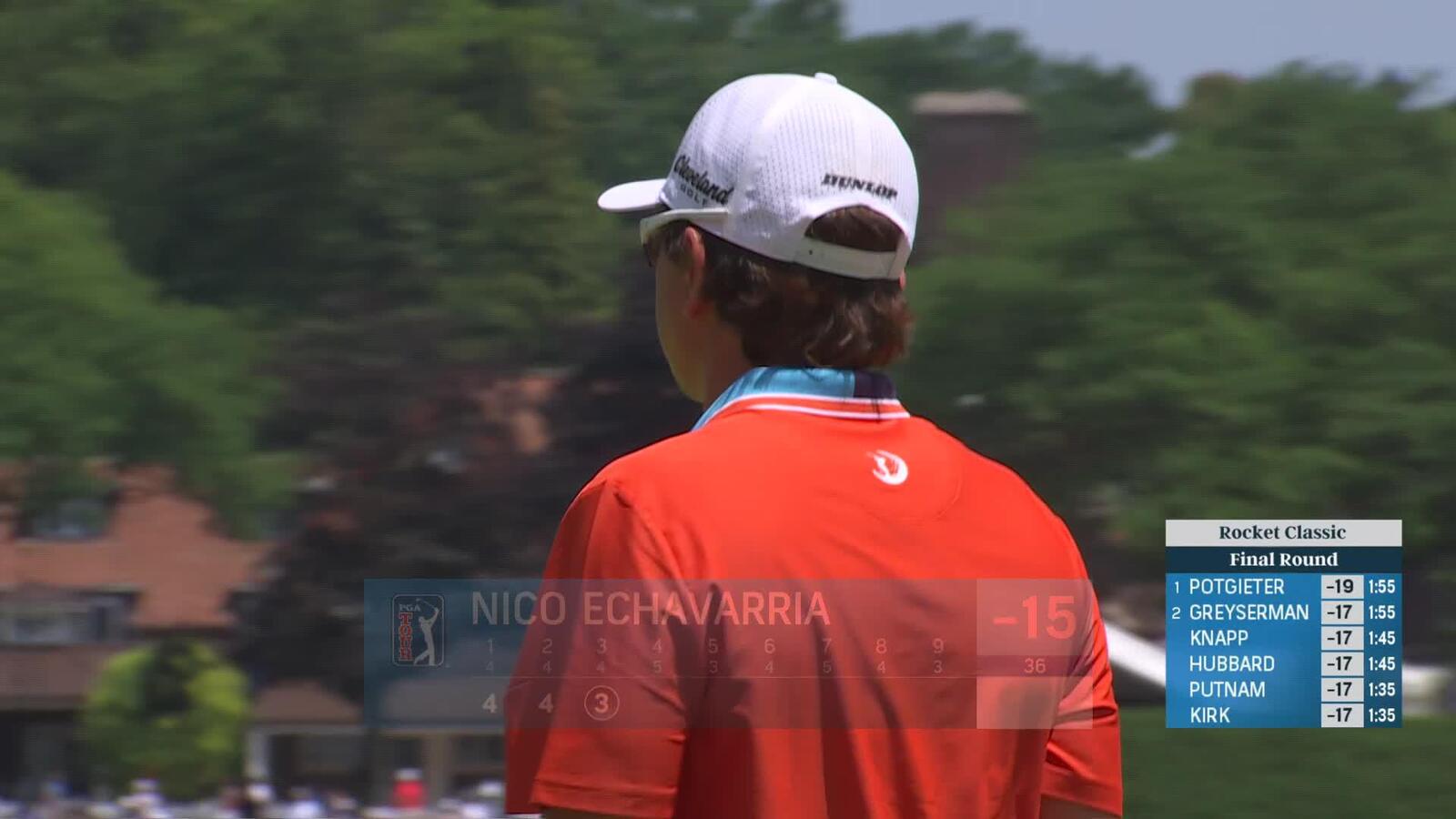 Nico Echavarria | Round 4 | 3rd hole | Shot 3 | 2025 Rocket Classic