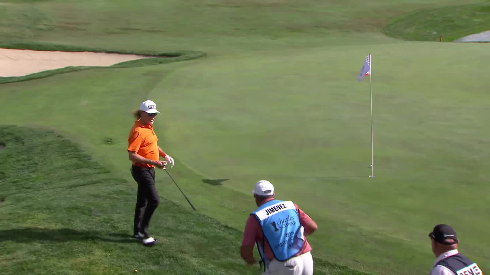 Miguel Angel Jiménez | Round 2 | 16th hole | Shot 3 | 2025 Sanford Int