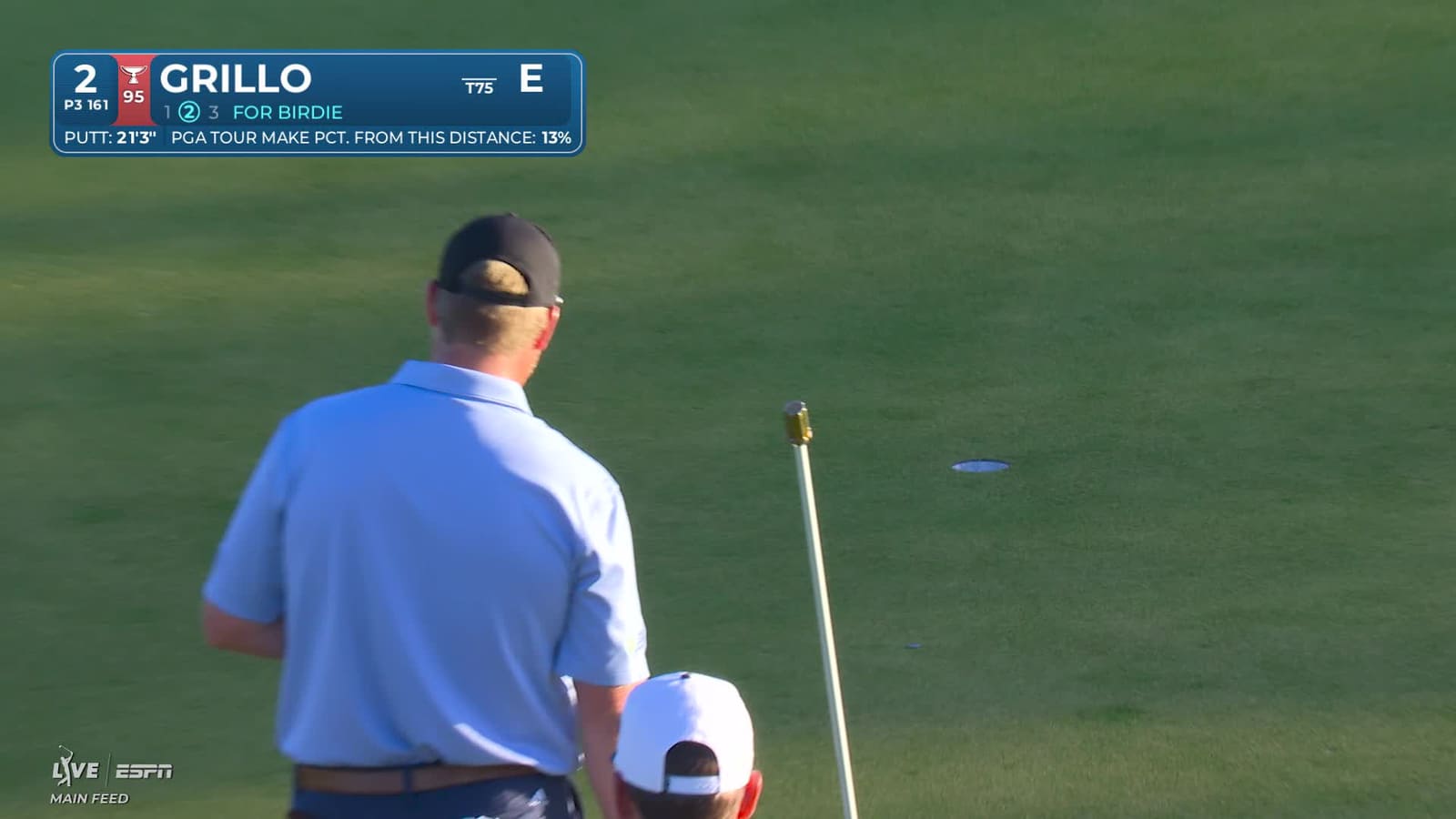 Emiliano Grillo | Round 2 | 2nd hole | Shot 2 | 2026 Texas Children's