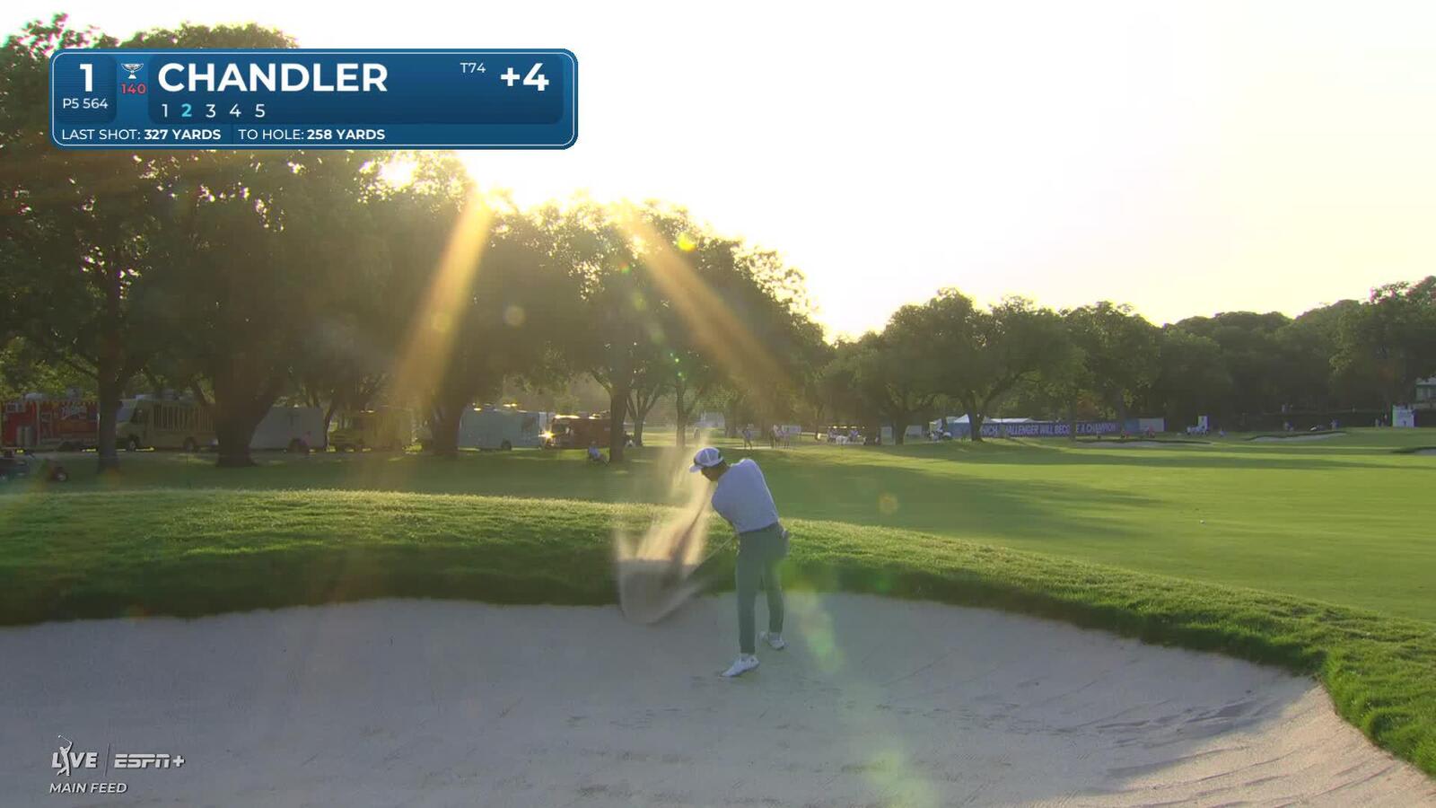 Will Chandler | Round 4 | 1st hole | Shot 2 | 2025 Charles Schwab