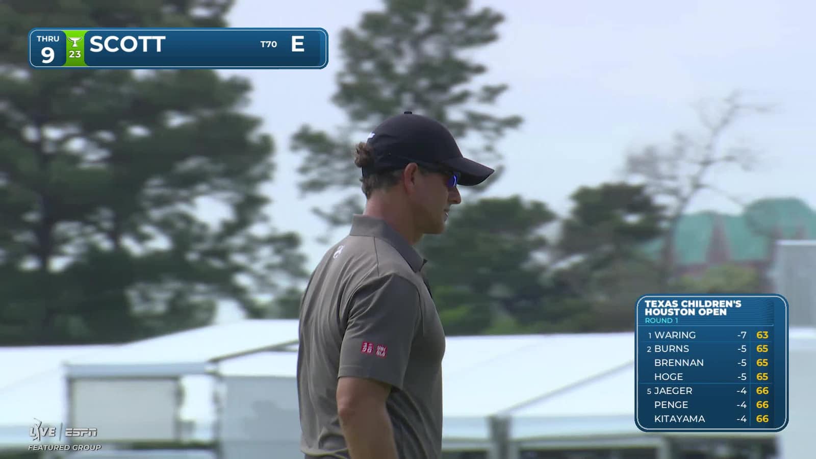 Adam Scott | Round 1 | 9th hole | Shot 3 | 2026 Houston Open