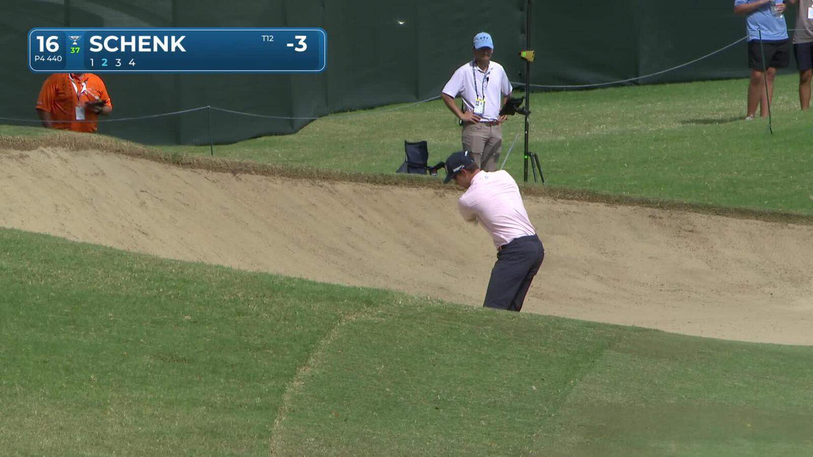 Adam Schenk | Round 1 | 16th hole | Shot 2 | 2025 Sony Open