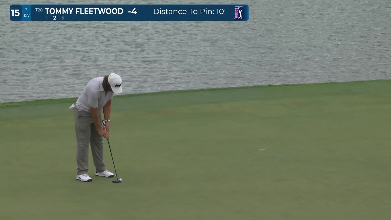 Tommy Fleetwood | Round 4 | 15th hole | Shot 2 | 2026 Cadillac