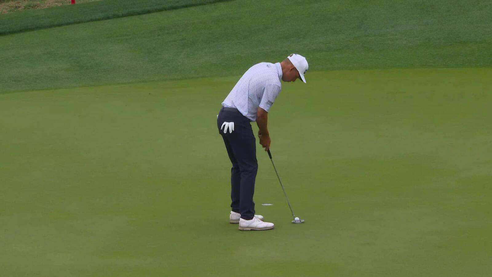 Sam Stevens | Round 2 | 2nd hole | Shot 3 | 2025 Houston Open