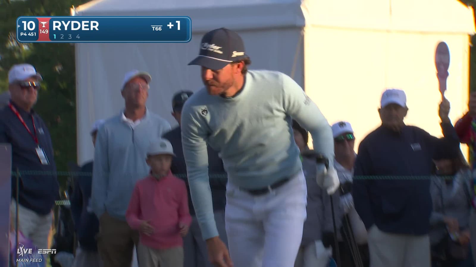 Sam Ryder | Round 2 | 10th hole | Shot 1 | 2026 Valspar