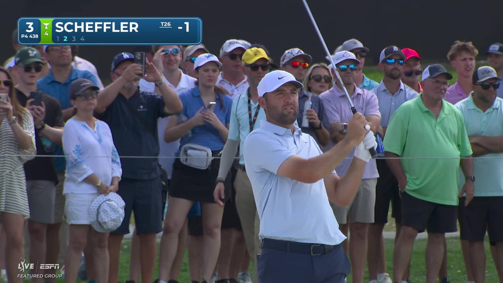 Scottie Scheffler | Round 2 | 3rd hole | Shot 2 | 2026 Arnold Palmer