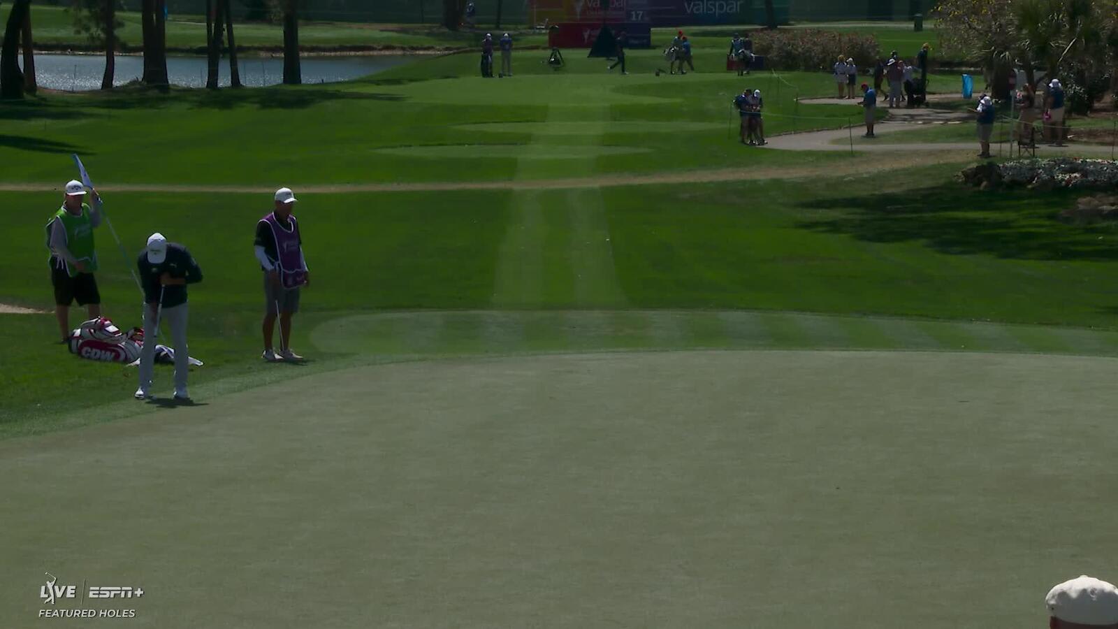 Adam Svensson | Round 1 | 17th hole | Shot 2 | 2025 Valspar