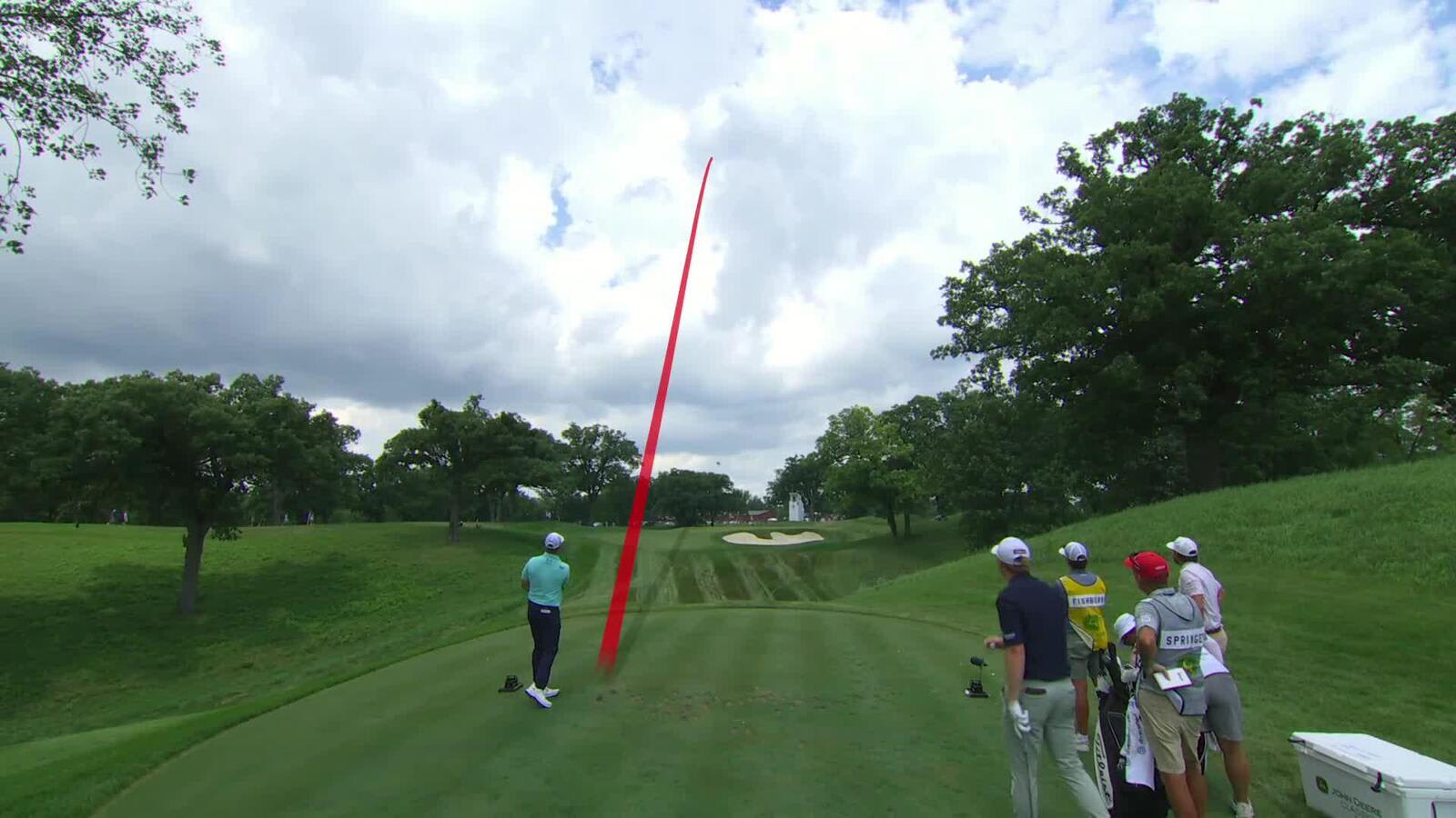 Patrick Fishburn | Round 3 | 3rd hole | Shot 1 | 2025 John Deere