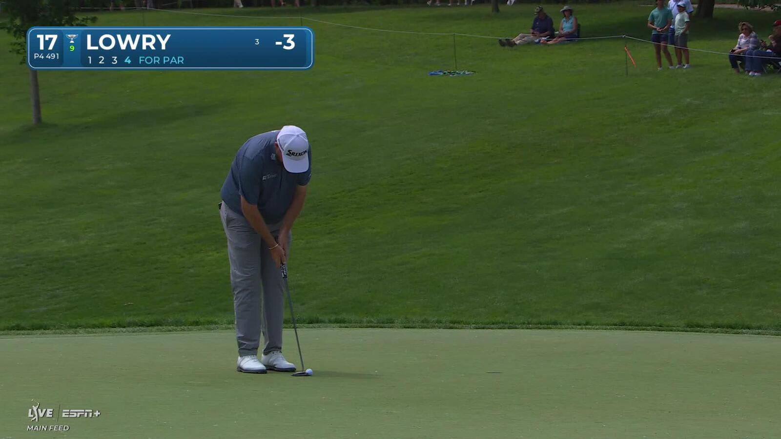 Shane Lowry | Round 1 | 17th hole | Shot 4 | 2025 the Memorial