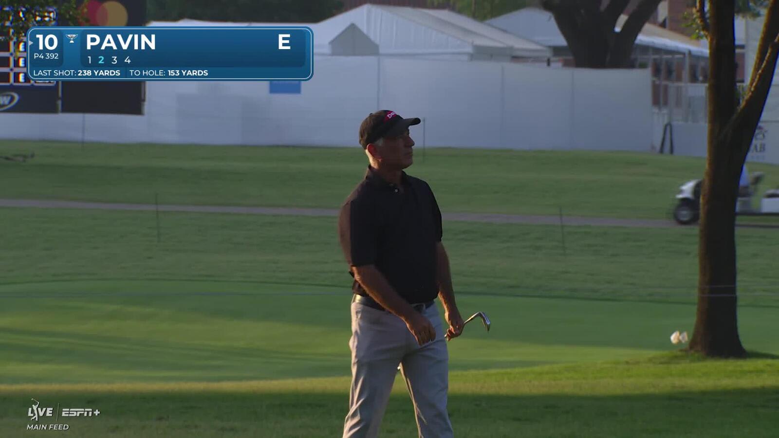 Corey Pavin | Round 1 | 10th hole | Shot 2 | 2025 Charles Schwab