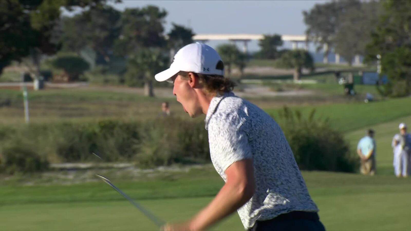 Maverick McNealy | Round 4 | 18th hole | Shot 3 | 2024 The RSM Classic