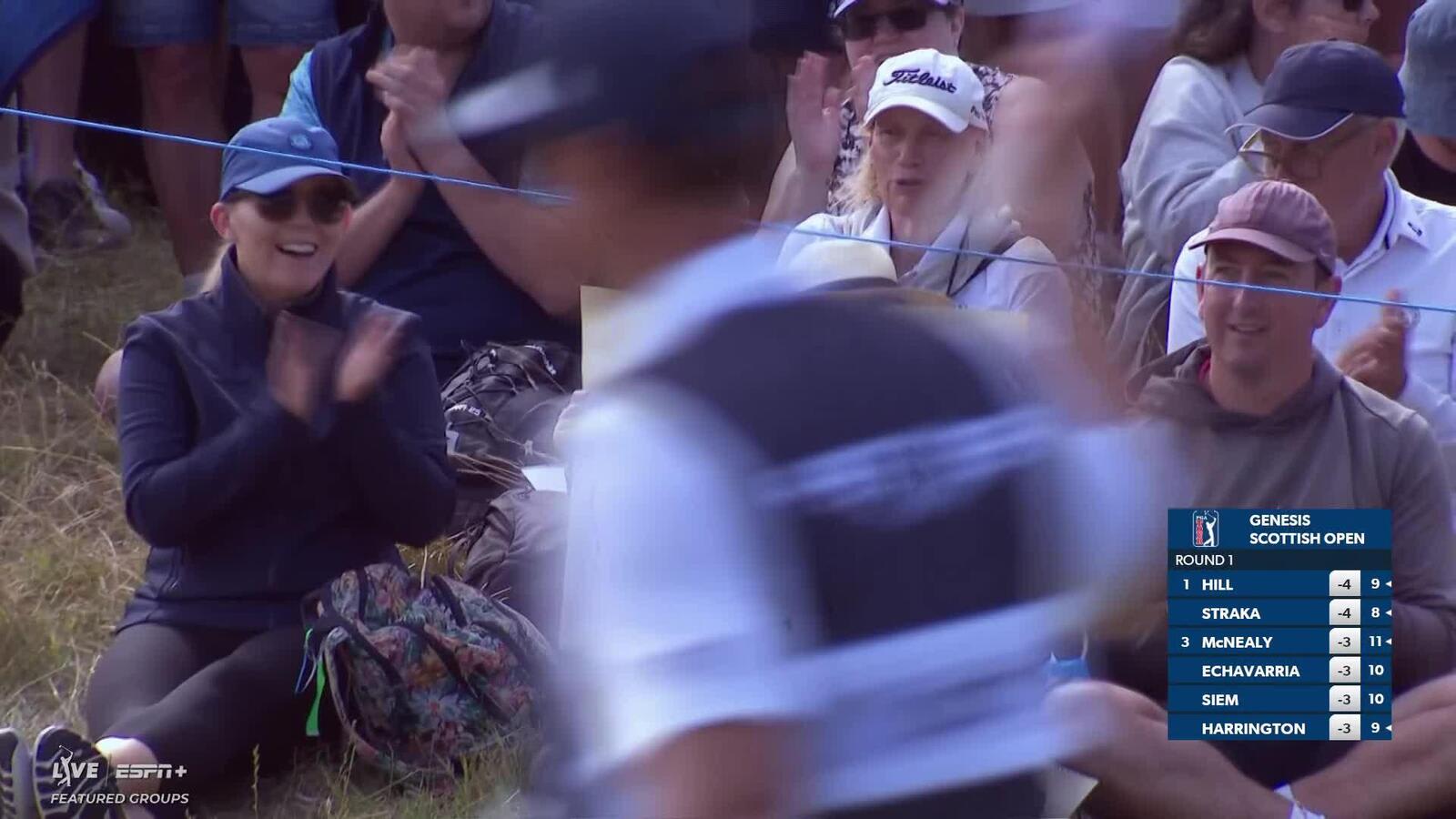 Adam Scott | Round 1 | 17th hole | Shot 3 | 2025 Genesis Scottish Open
