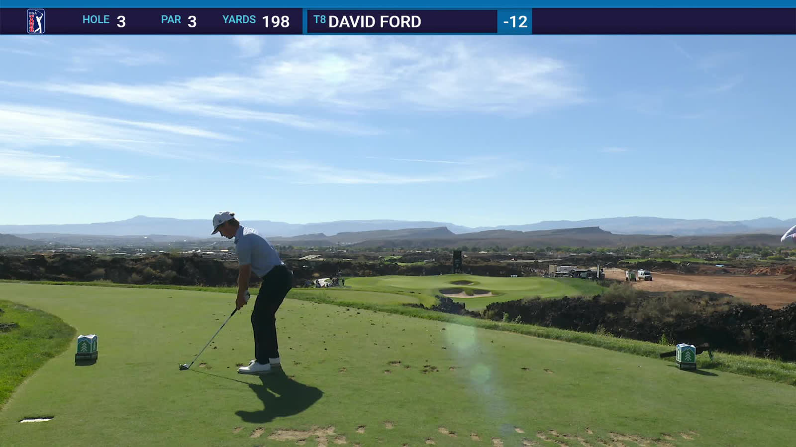 David Ford | Round 4 | 3rd hole | Shot 1 | 2025 Bank of Utah