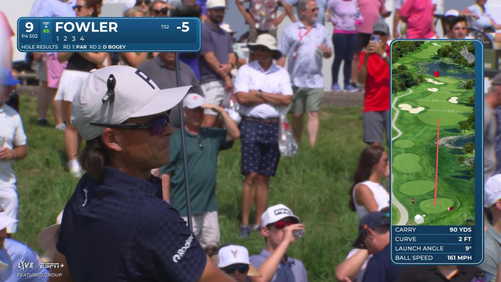 Rickie Fowler | Round 2 | 9th hole | Shot 1 | 2025 3M Open