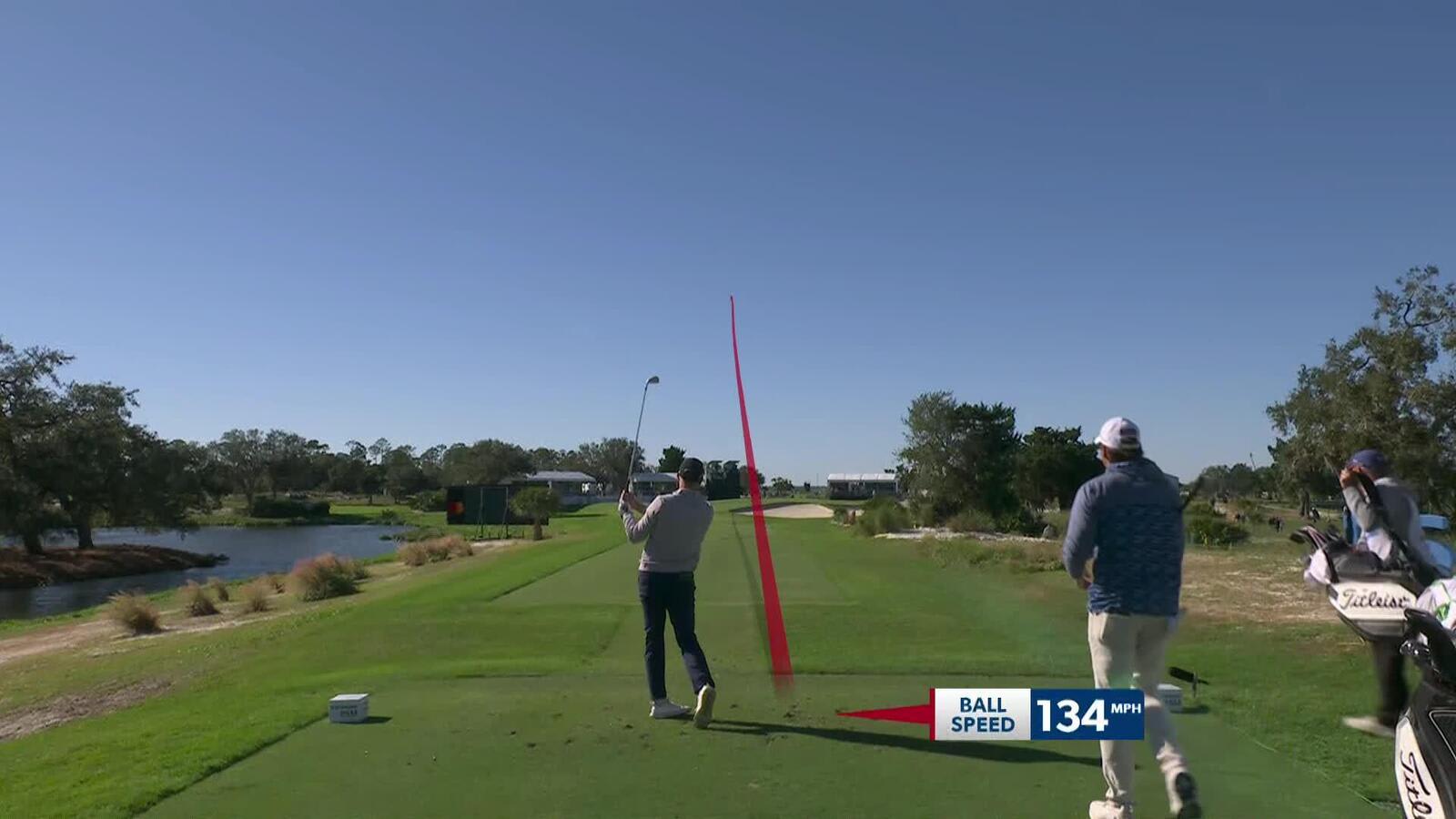 Russell Knox | Round 1 | 17th hole | Shot 1 | 2024 The RSM Classic