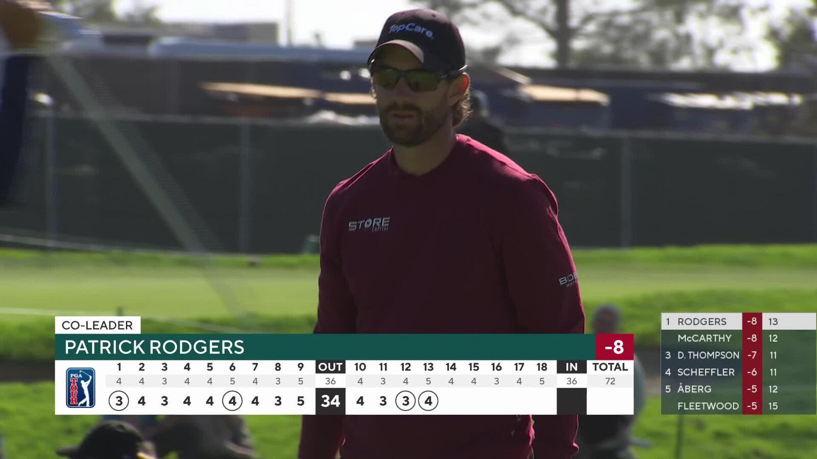 Patrick Rodgers | Round 3 | 13th hole | Shot 4 | 2025 Genesis