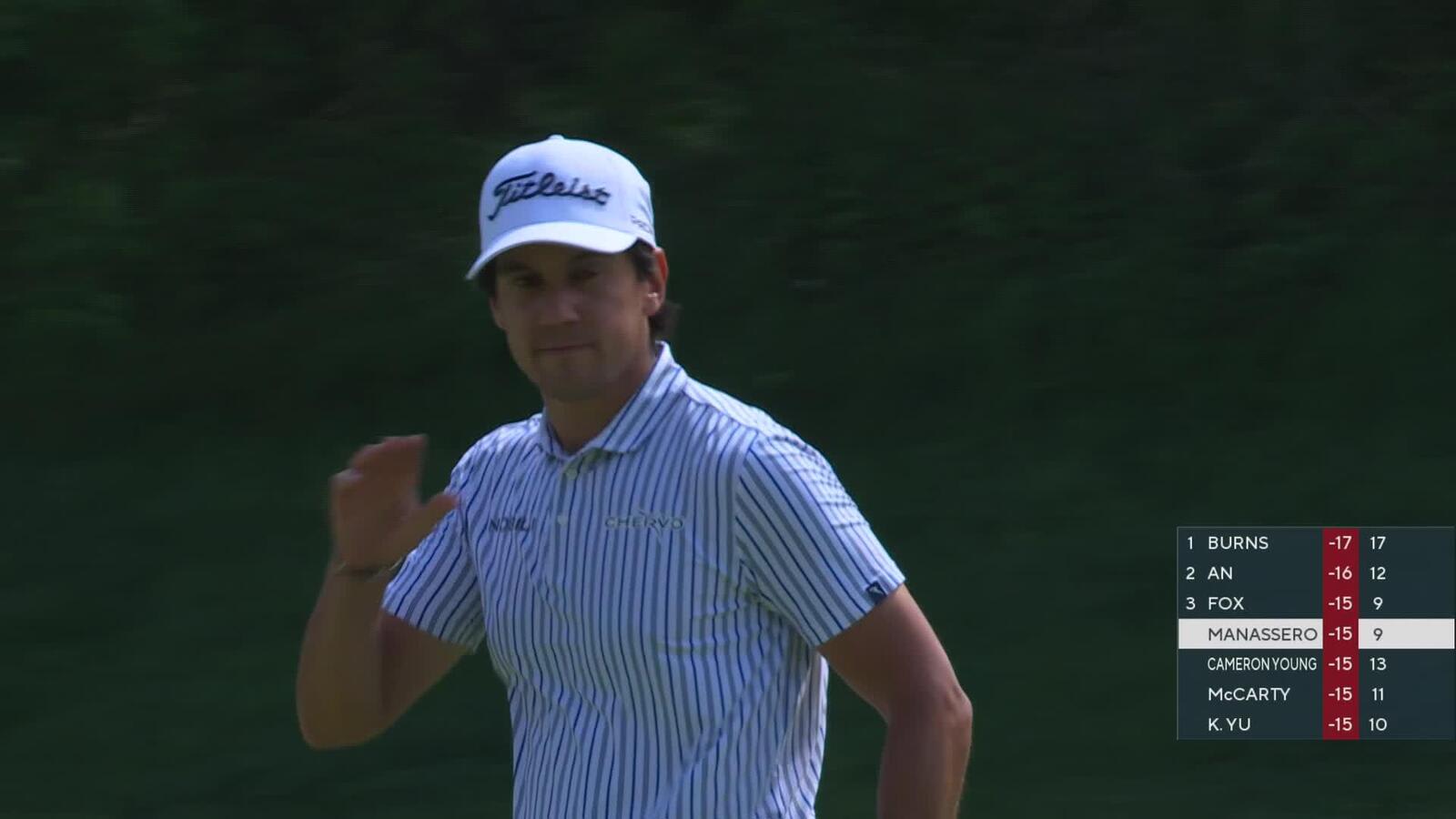 Matteo Manassero | Round 4 | 10th hole | Shot 3 | 2025 RBC Canadian