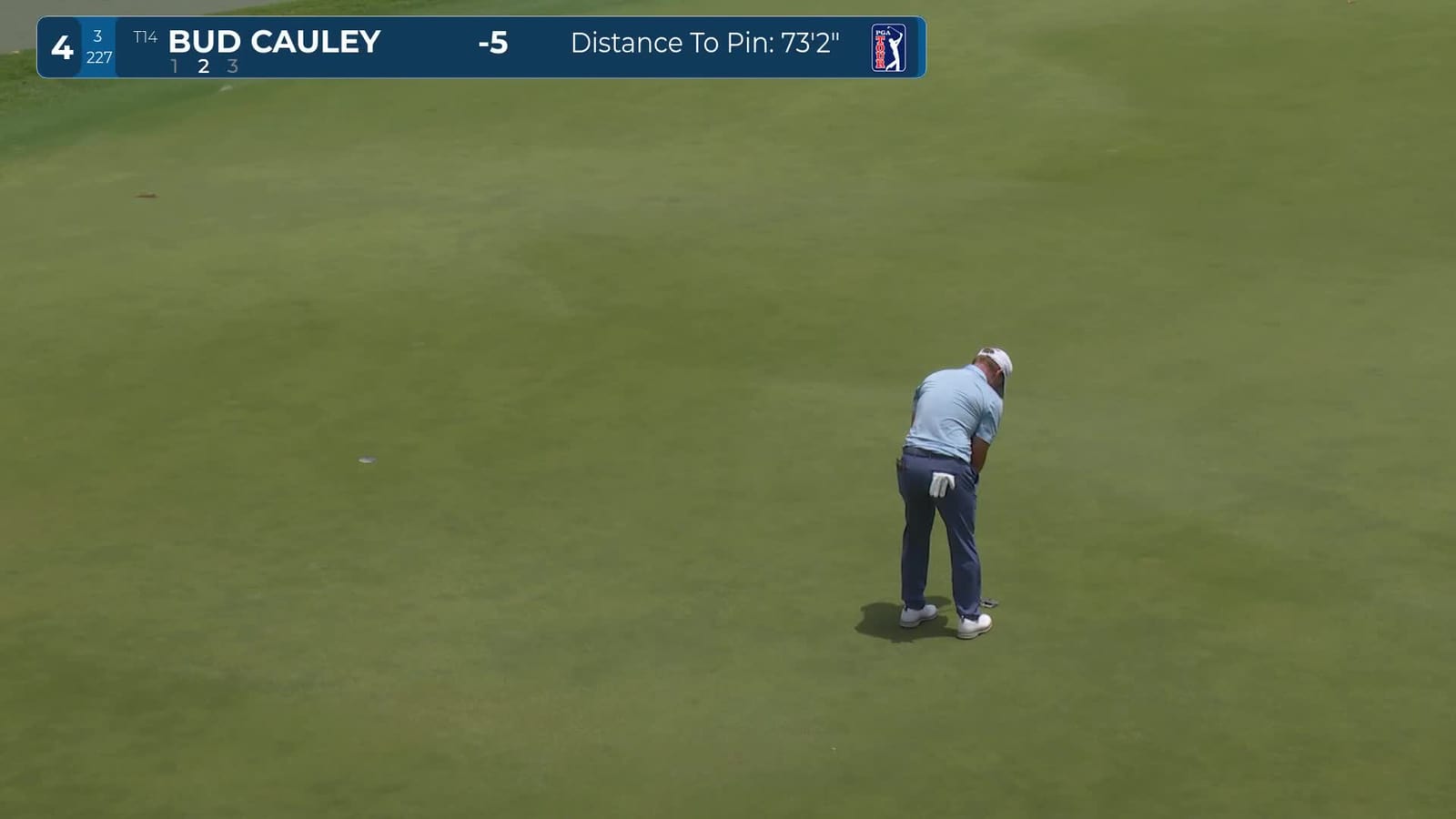 Bud Cauley | Round 3 | 4th hole | Shot 3 | 2026 Cadillac